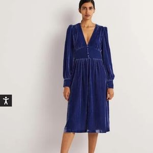 Boden NWT Velour Midi Party Dress 6
